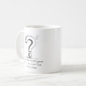 Erlaubnis zu sprechen kaffeetasse (Vorderseite Links)