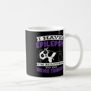 Erlaubt seltsame Dinge haben Epilepsie Bewusstsein Kaffeetasse