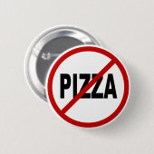 Erlaubte Zeichen-Aussage Hass-Pizza-/No Pizza Button (Vorne & Hinten)