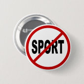Erlaubte Zeichen-Aussage Hass-Sport-/No Sport Button (Vorne & Hinten)