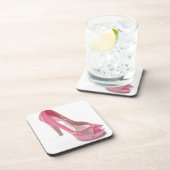 erlaubterweise rosa Schuhe Untersetzer (Rechte Seite)