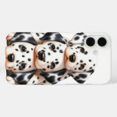 ERLÄUTERTE HUNDE MIT DALMATINER Case-Mate iPhone HÜLLE (Rückseite (Horizontal))