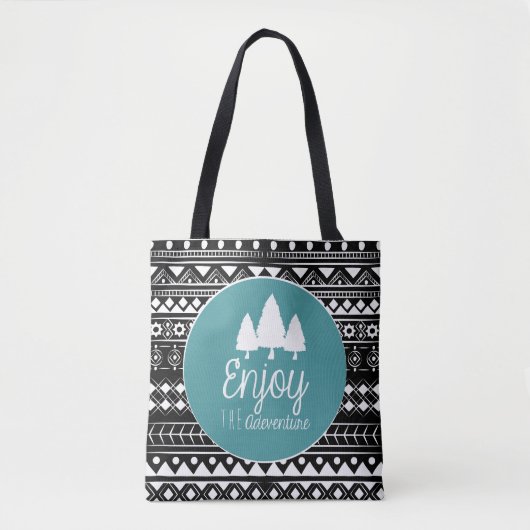 Erlebe Das Abenteuer Boho Tasche (Vorderseite)