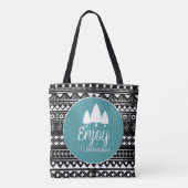 Erlebe Das Abenteuer Boho Tasche (Rückseite)