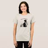 ERLEBE DAS FRENZÖSISCHE LEBEN Tri-Blend SHIRT (Vorderseite voll)