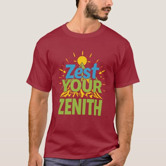 Erlebe dein Zenit-Abenteuer T-Shirt (Vorderseite)