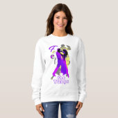 Erlebe den Tango - argentinische Tango-Tänzer Sweatshirt (Vorne ganz)
