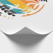 Erlebe die Sommerwelle Geschenkpapier (Ecke)