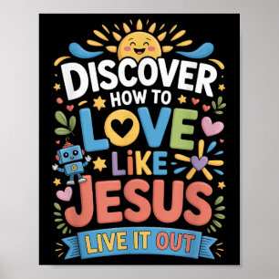 Erlebe es Bible School Christliches Lager Vbs 2025 Poster