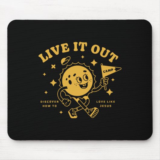 Erlebe es Vbs 2025 Bibelschule Christliche Jugend Mousepad (Vorne)