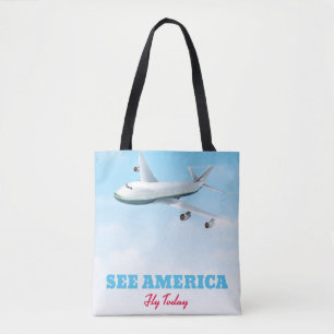 Erleben Sie Amerika - Fliegen Sie heute! Tasche