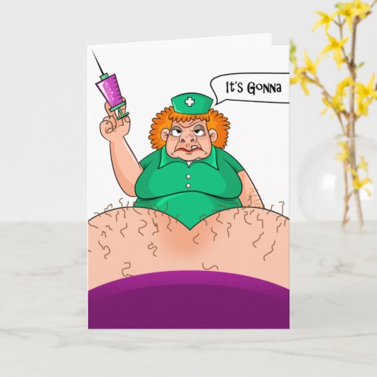 Erleben Sie bald einen sonnigen Spaß mit humorvoll Karte (Gelbe Blume)