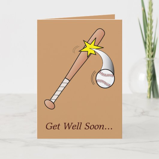 Erleben Sie das Baseball-Team Karte (Vorderseite)