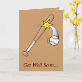 Erleben Sie das Baseball-Team Karte (Gelbe Blume)