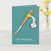 Erleben Sie das Baseball-Team Karte (Gelbe Blume)