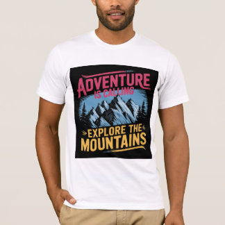 Erleben Sie das Bergdesign T-Shirt
