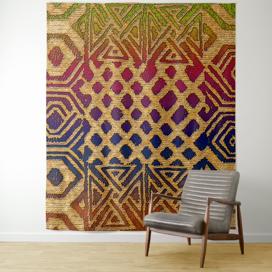 Erleben Sie das reiche afrikanische Erbe mit unser Wandteppich (Beispiel)