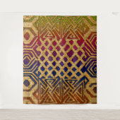 Erleben Sie das reiche afrikanische Erbe mit unser Wandteppich (Vorderseite)