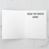 Erleben Sie das Softball-Team von der ganzen Gang  Karte (Innenseite)