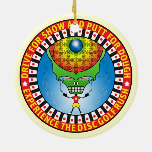 Erleben Sie den Ansturm Keramikornament (Hinten)