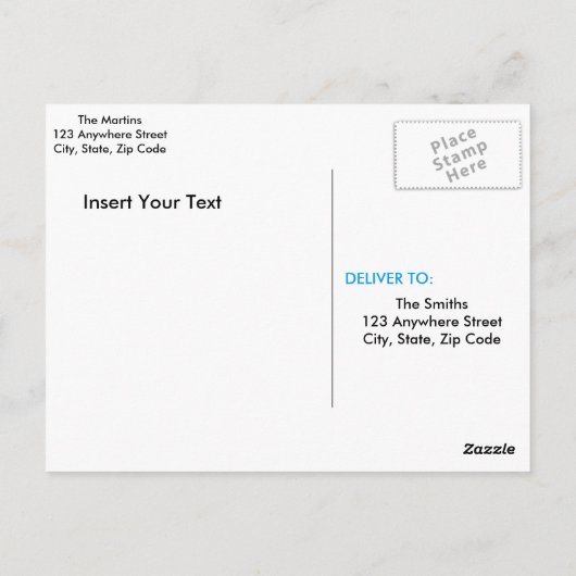 Erleben Sie den Hühnerbus in Guatemala Postkarte (Rückseite)