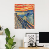 Erleben Sie den Power von Munch's The Scream Poster (Heimbüro)