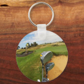 Erleben Sie die Crocs, die meinen Golfball, Schlüs Schlüsselanhänger (Vorderseite)