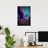 Erleben Sie die mächtigen Auroras von JUPITER NASA Poster (Heimbüro)