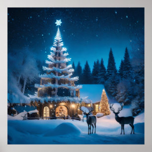 Erleben Sie die Magie der Weihnachtszeit Poster