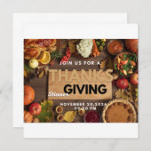 Erleben Sie die Magie des Erntedanks mit Special Einladung (Vorne/Hinten)