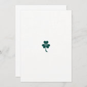 Erleben Sie die Magie des Kleeblatts Serenade Save The Date (Vorne/Hinten)