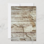 Erleben Sie die Rustikal Land Hochzeitseinladungen Einladung (Rückseite)