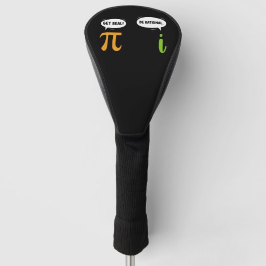 Erleben Sie echte, rationale Mathematik pi Day Gee Golf Headcover (Vorderseite)