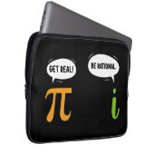 Erleben Sie echte, rationale Mathematik pi Day Gee Laptopschutzhülle (Vorne Rechts)