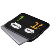 Erleben Sie echte, rationale Mathematik pi Day Gee Laptopschutzhülle (Vorne Knopf)