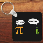 Erleben Sie echte, rationale Mathematik pi Day Gee Schlüsselanhänger (Vorderseite)
