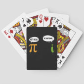 Erleben Sie echte, rationale Mathematik pi Day Gee Spielkarten (Rückseite)