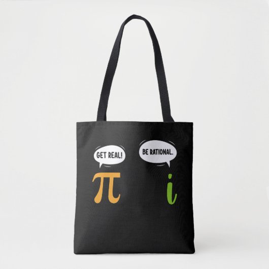 Erleben Sie echte, rationale Mathematik pi Day Gee Tasche (Vorderseite)
