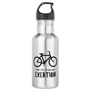 Erleben Sie Freude durch das Fahrradfahren Edelstahlflasche