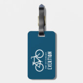 Erleben Sie Freude durch das Fahrradfahren Gepäckanhänger (Rückseite vertikal)