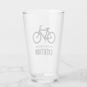 Erleben Sie Freude durch das Fahrradfahren Glas (Rückseite)