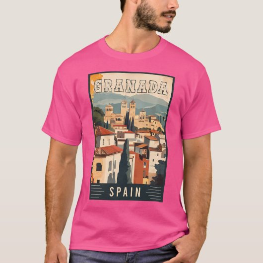 Erleben Sie Granada in Spanien Schönheit von Alham T-Shirt (Vorderseite)