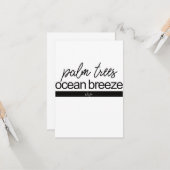 Erleben Sie Ibiza | Inspiration Karte (Vorderseite/Rückseite Beispiel)