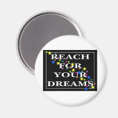 Erleben Sie Ihre Träume Magnet (Vorderseite/Rückseite)