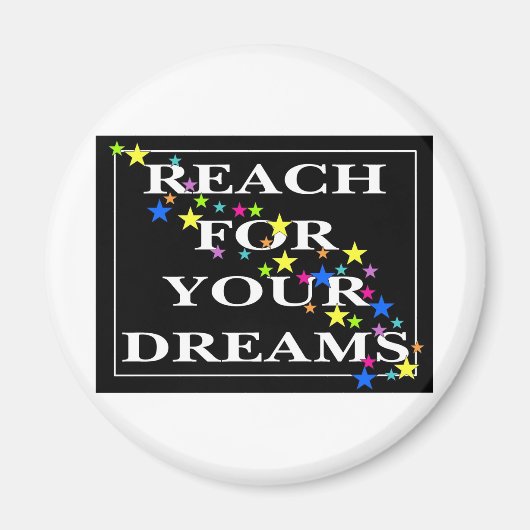 Erleben Sie Ihre Träume Magnet (Vorne)