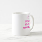 Erleben Sie Ihren Traum glauben Kaffeetasse (VorderseiteRechts)