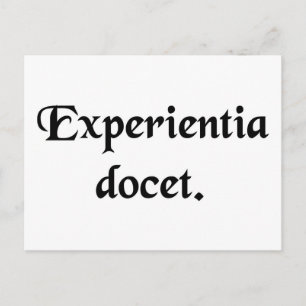 Erleben Sie Lehren. Postkarte
