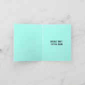 Erleben Sie mich mit Ihrem besten Shot - Kaffee Pu Karte (Innenseite)