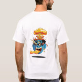 Erleben Sie mit einzigartigen, verrückten Designs T-Shirt (Rückseite)