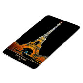 Erleben Sie Paris von oben: Eiffelturm flexibel Magnet (Linke Seite)